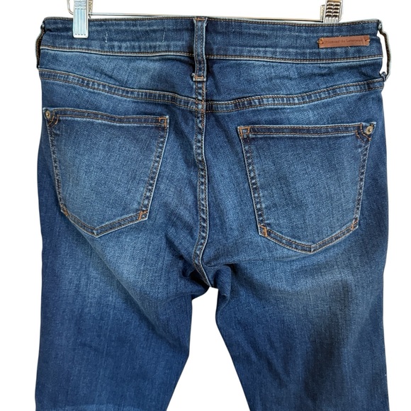 Anthropologie Pilcro & The Letterpress Mid Rise Skinny Jeans Size 29 Blue Denim - Picture 6 of 15